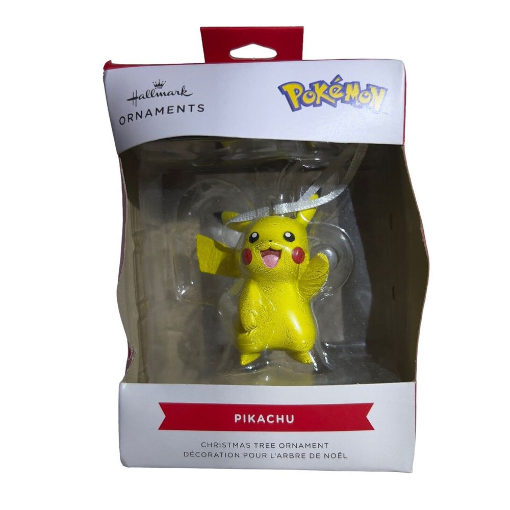 Hallmark 2021 Nintendo Pokémon PIKACHU 2.5” Christmas Tree Ornament Collector